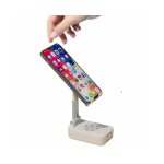 Ensemble support de téléphone et haut - parleur bluetooth avec angle de vision réglable et appels mains ... Ensemble support de téléphone et haut - parleur bluetooth avec angle de vision réglable et appels mains ...