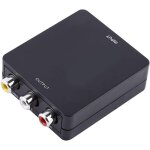 Entre numrique hd vers composite vido av cvbs adaptateur convertisseur 720p / 1080p avec 3 mle vers ...