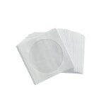 Enveloppes en papier avec rabat transparent 8 / 12cm, 100 pi�ces, housses de disque blu - ray dvd, manches ...