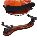 Epaulire rglable et pliable en bois massif pour violon et alto 3 / 4, 4 / 4, 200 x 60 x 45 mm