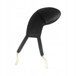 Epaulire pour violon 3 / 4, coussin de menton souple pour violon, noir