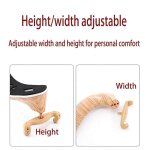 Epauli�re de violon, mentonni�re de violon pour taille 4 / 4, epauli�re avec conception r�glable pour ...