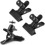 Epkh - 3 pices support pince avec rotule rotative, pince porte rflecteur en mtal avec support  vis ...