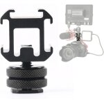 Epkh - support griffe pour appareil photo, adaptateur triple griffe 1 / 4 , fabriqué en alliage d'aluminium, ... Epkh - support griffe pour appareil photo, adaptateur triple griffe 1 / 4 , fabriqué en alliage d'aluminium, ...