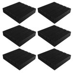 Eponge d'insonorisation de 6 pices mousse acoustique traitement d'absorption acoustique d'intrieur ...