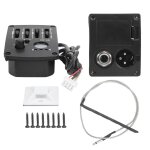 Eq egaliseur micro guitare acoustique prampli 4 bandes instruments de musique accessoires se ?4n