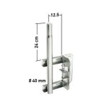 Erard - fixation simple à mât soudé 40 - 801304 Erard - fixation simple à mât soudé 40 - 801304