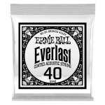 Ernie ball - 10340 - everlast coated 40 - corde de guitare acoustique - unit