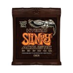 Ernie ball 2151 hybrid slinky acoustic jeu de cordes guitare folk . 010 - . 052