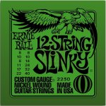 Ernie ball 2230 12 string slinky green jeu de cordes pour guitare el. 12 cordes