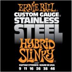 Ernie ball 2247 stainless steel cordes guitare electrique 9 - 46