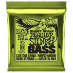 Ernie ball 2852 - jeu de cordes basse regular slinky short scale - 45 - 105 Ernie ball 2852 - jeu de cordes basse regular slinky short scale - 45 - 105