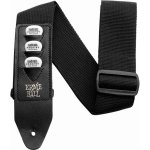 Ernie ball 4039 - sangle guitare pickholder - noire