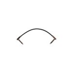 Ernie ball 6226 - cables instrument patch - coud� fin & plat - 15 cm