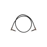 Ernie ball 6228 - cables instrument patch - coud fin & plat - 60 cm