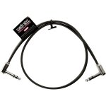 Ernie ball 6410 - cables instrument patch trs - coud� fin & plat - 60 cm