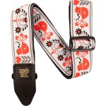 Ernie ball classic jacquard strap 4689 red bird winter sangle guitare