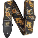 Ernie ball classic jacquard strap 5363 tangerine blossom sangle de guitare