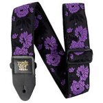 Ernie ball - sangle jacquard lavender rose