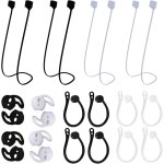 Ersan - 12 paires accessoire ecouteur 4 magntiques anti perte cbles ecouteurs 4 boucles oreilles 4 ...