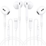 Ersan - ecouteur filaires iphone, casque antibruit st�r�o hifi avec microphone contr�le du volume, ecouteurs ...