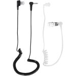 Ershi - 3. 5mm ecoutent filaire, mono ecouteur intra - auriculaires casque de surveillance anti - rayonnement ...