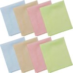 Ershi - - 8 pièce lingettes de nettoyage en microfibre pour objectif d'appareil photo, lunettes, objectifs, ... Ershi - - 8 pièce lingettes de nettoyage en microfibre pour objectif d'appareil photo, lunettes, objectifs, ...