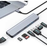 Ershi - hub usb c, station d'accueil 7 en 1 avec 100w pd, 4k@30hz hdmi, 5gbps usb 3. 0, usb 2. 0, usb ... Ershi - hub usb c, station d'accueil 7 en 1 avec 100w pd, 4k@30hz hdmi, 5gbps usb 3. 0, usb 2. 0, usb ...