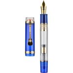 Ershi - jinhao 1935 tiandao stylo - plume, taille 8, pointe moyenne, clip guitare doré, acrylique bleu ... Ershi - jinhao 1935 tiandao stylo - plume, taille 8, pointe moyenne, clip guitare doré, acrylique bleu ...
