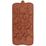 Ershi - moule a chocolat en silicone pour instrument de musique, basse, guitare, piano, saxophone, bonbons, ...