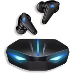 Ershi - rungame ecouteurs sans fil bluetooth 5. 4, 100h d'autonomie avec boiti de charge, ultra faible ...