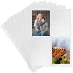Eryi - 30 housses a4 pour photos avec 240 compartiments, pochettes photo a4, pochette transparente, pour ...