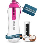 Eryi - - bouteille filtrante (rose) - 1 cartouche de filtre incluse - pour l'extrieur, le sport, le ...
