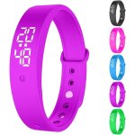Eryi - bracelet avec rveil vibrant, alarme vibrante silencieuse avec minuterie et 10 alarmes quotidiennes, ...