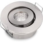Eryi - non dimmable 1 mini spot led cob 3 w encastrable 3000 k blanc chaud en aluminium découpe trou ... Eryi - non dimmable 1 mini spot led cob 3 w encastrable 3000 k blanc chaud en aluminium découpe trou ...