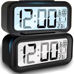 Eryi - réveil numérique avec affichage de la température et grand ecran led, horloge de table pour chambre ... Eryi - réveil numérique avec affichage de la température et grand ecran led, horloge de table pour chambre ...