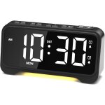 Eryi - réveil numérique, réveil extra fort avec grand ecran led, horloge digitale avec fonction snooze, ... Eryi - réveil numérique, réveil extra fort avec grand ecran led, horloge digitale avec fonction snooze, ...