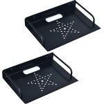 Etagère murale en métal pour routeur, projecteur, noir etagère flottante, support mural pour boîtes de ... Etagère murale en métal pour routeur, projecteur, noir etagère flottante, support mural pour boîtes de ...