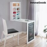 Etagre rversible en table de bureau rabattable - mobiler pour studio gain de place