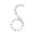 Etiquettes de notes de clavier de piano amovibles autocollants de clavier de piano, 88 touches pleine ...