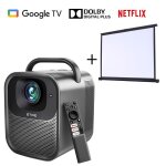 Etoe seal pro projecteur lcd 1000 ansi, 1080p natif, certifi dolby audio, mise au point automatique, ...