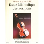 Maurice hauchard : etude m�thodique des positions vol 4 - conducteur violon 9790046210099 al21009