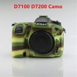 Etui pour appareil photo en caoutchouc de silicone souple pour nikon, housse pour appareil photo reflex ...