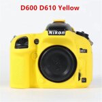 Etui pour appareil photo en caoutchouc de silicone souple pour nikon, housse pour appareil photo reflex ...