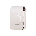Etui pour appareil photo fujifilm instax mini liplay ¿ cuir synth�tique l�ger, bandouli�re r�glable, ...