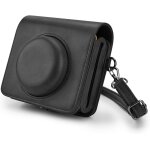 Etui pour appareil photo et imprimante photo mini shot 3 retro c300r 2 en 1 - etui de protection en cuir ...