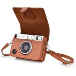 Etui pour appareil photo mini evo, housse de protection en cuir pu vintage pour appareil photo instantan ...