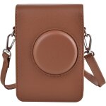 Etui pour appareil photo mini evo, housse de protection en cuir pu vintage pour appareil photo instantan ...