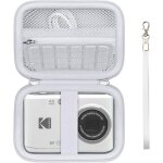 Etui pour appareil photo num�rique kodak pixpro fz45 fz55, blanc, etui rigide
