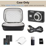 Etui pour appareil photo num�rique compatible avec kodak pixpro fz55 f45 / camkory / canon ixus 285 hs ...